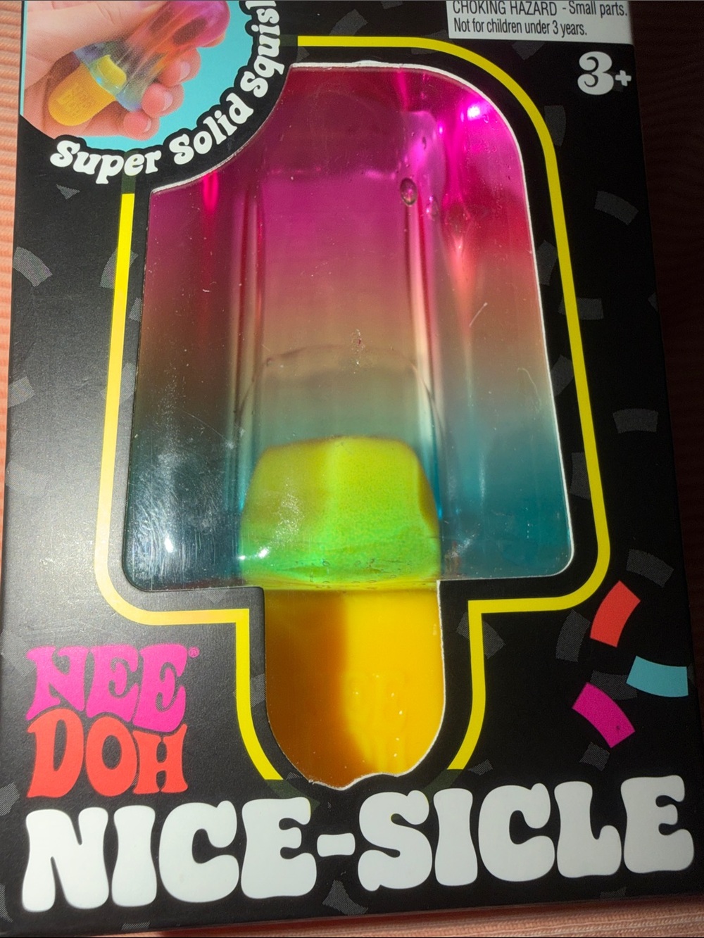 NeeDoh Nice-Sicle Popsicle fidget toy purple or multicolor.